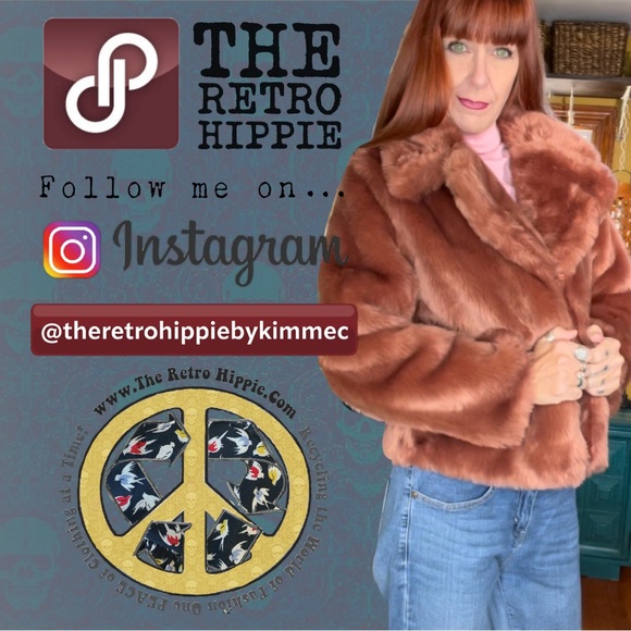 Dusty Rose Faux Fur Jacket - Picture 9 of 15